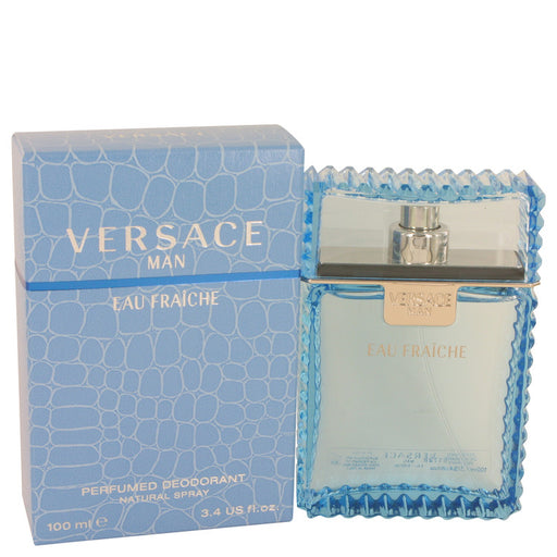 Versace Man by Versace Eau Fraiche Deodorant Spray 3.4 oz for Men - Perfume Energy