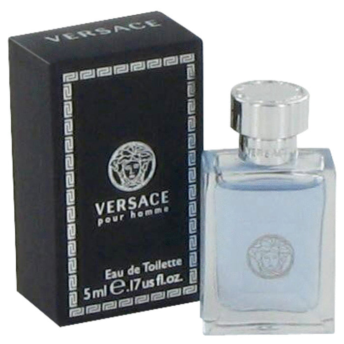 Versace Pour Homme by Versace Mini EDT .17 oz for Men - Perfume Energy