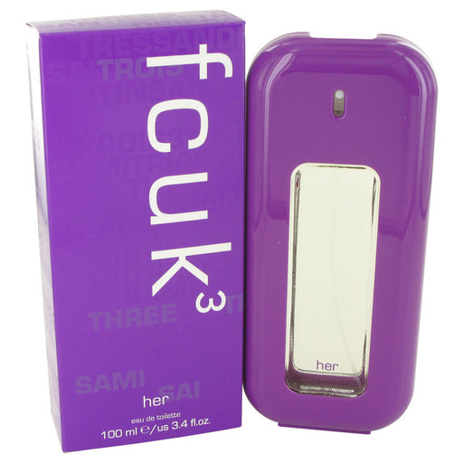 FCUK 3 by French Connection Eau De Toilette Spray. - Perfume Energy