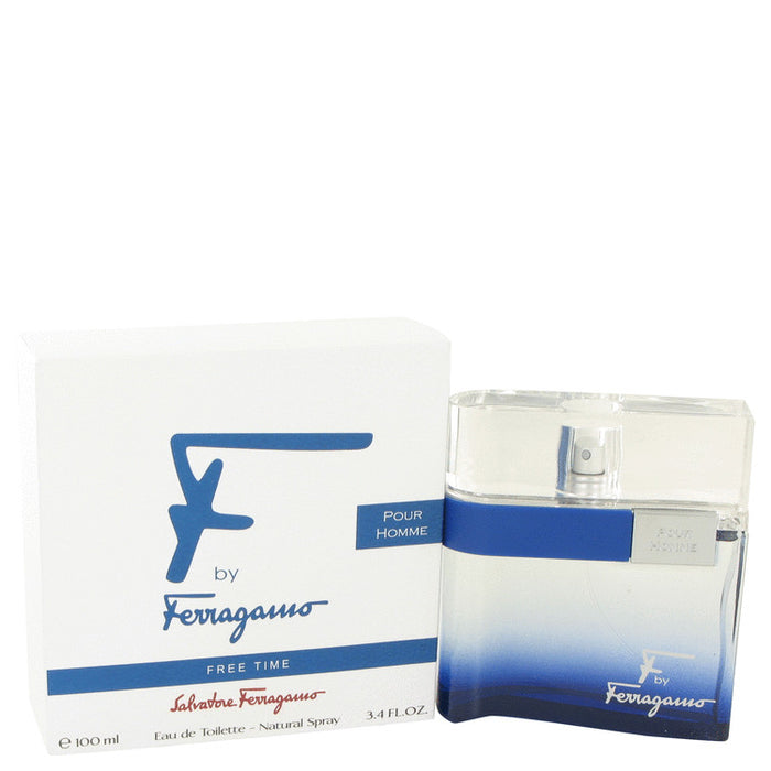 F Free Time by Salvatore Ferragamo Eau De Toilette Spray 3.4 oz for Men - Perfume Energy