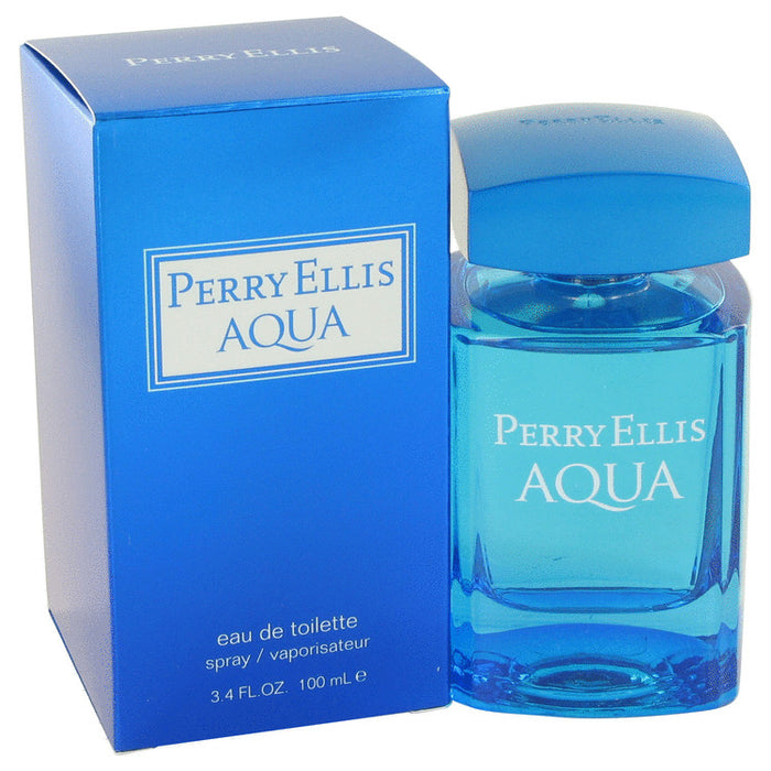 Perry Ellis Aqua by Perry Ellis Eau De Toilette Spray 3.4 oz for Men - Perfume Energy
