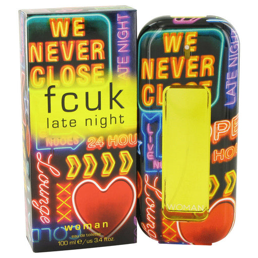 FCUK Late Night by French Connection Eau De Toilette Spray 3.4 oz for Women - Perfume Energy