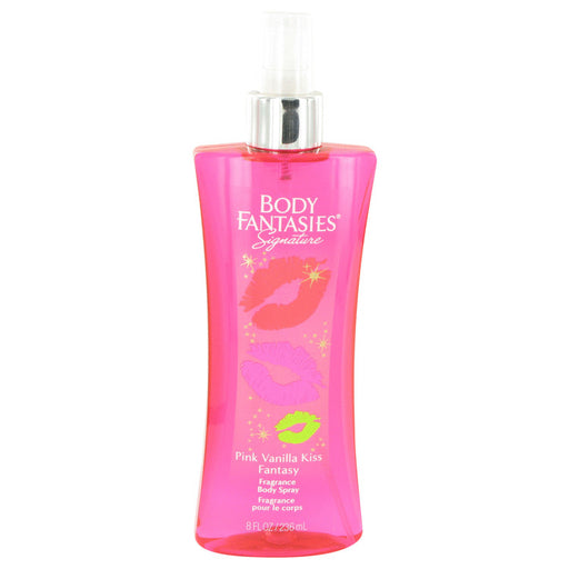 Body Fantasies Signature Pink Vanilla Kiss Fantasy by Parfums De Coeur Body Spray 8 oz for Women - Perfume Energy