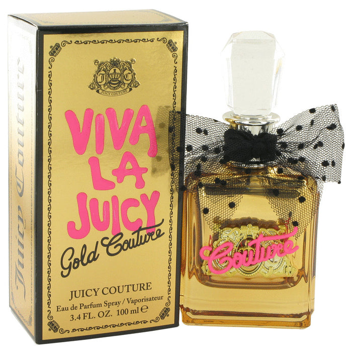 Viva La Juicy Gold Couture by Juicy Couture Eau De Parfum Spray 3.4 oz for Women - Perfume Energy
