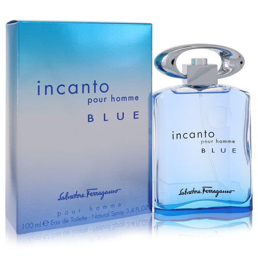 Incanto Blue by Salvatore Ferragamo Eau De Toilette Spray 3.4 oz for Men - Perfume Energy
