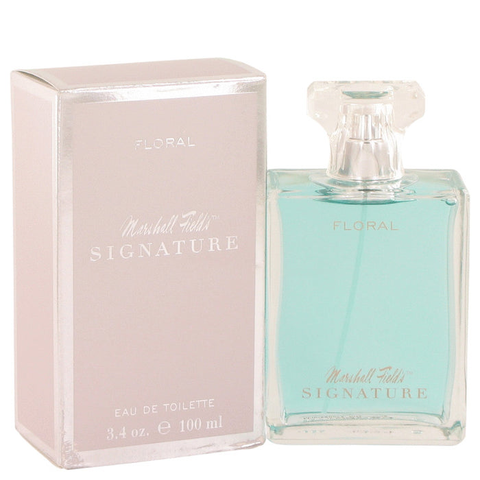 Marshall Fields Signature Floral by Marshall Fields Eau De Toilette Spray (Scratched box) 3.4 oz for Women - Perfume Energy