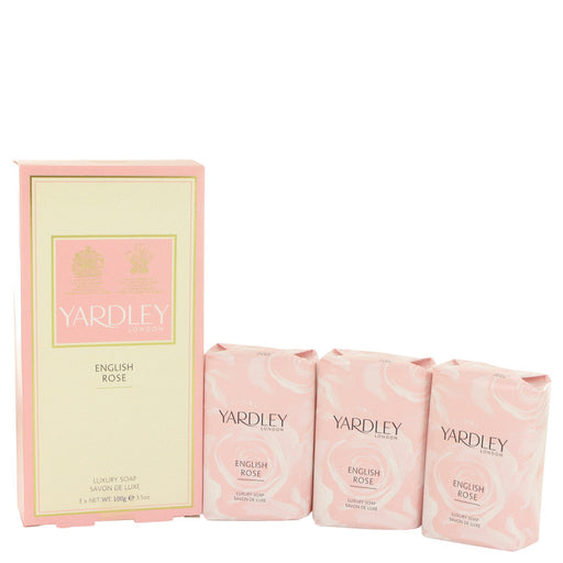 English Rose Yardley by Yardley London 3 x 3.5 oz  Luxury Soap 3.5 oz for Women - Perfume Energy