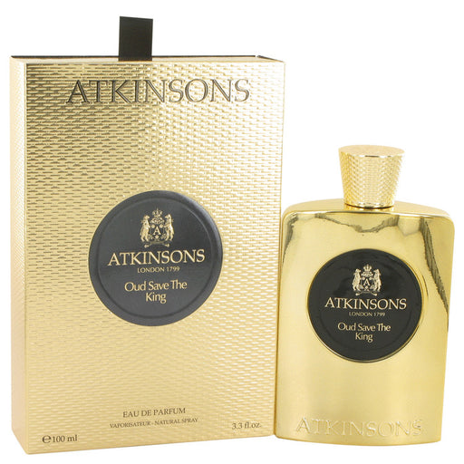 Oud Save The King by Atkinsons Eau De Parfum Spray 3.3 oz for Men - Perfume Energy