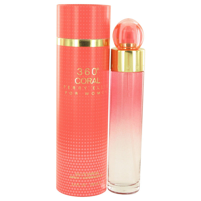 Perry Ellis 360 Coral by Perry Ellis Eau De Parfum Spray for Women - Perfume Energy