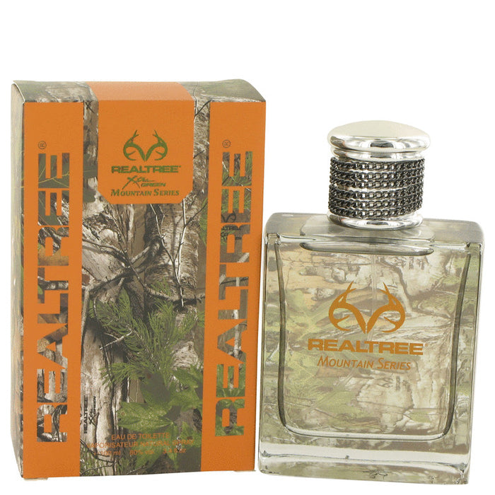 Realtree Mountain Series by Jordan Outdoor Eau De Toilette Spray 3.4 oz for Men - Perfume Energy