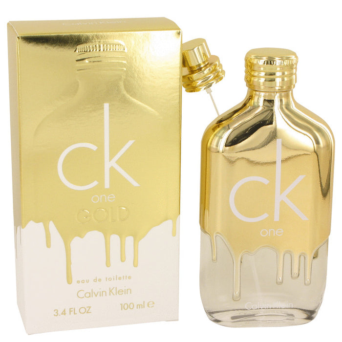 CK One Gold by Calvin Klein Eau De Toilette Spray (Unisex) 3.4 oz for Men - Perfume Energy