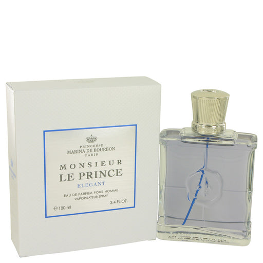 Monsieur Le Prince Elegant by Marina De Bourbon Eau De Parfum Spray 3.4 oz for Men - Perfume Energy