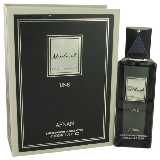 Modest Pour Homme Une by Afnan Eau De Parfum Spray 3.4 oz for Men - Perfume Energy