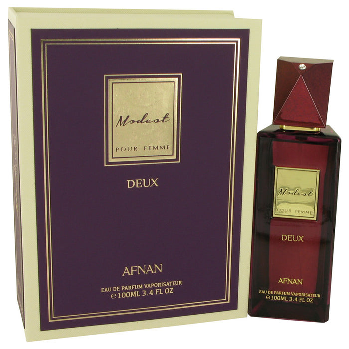 Modest Pour Femme Deux by Afnan Eau De Parfum Spray 3.4 oz for Women - Perfume Energy