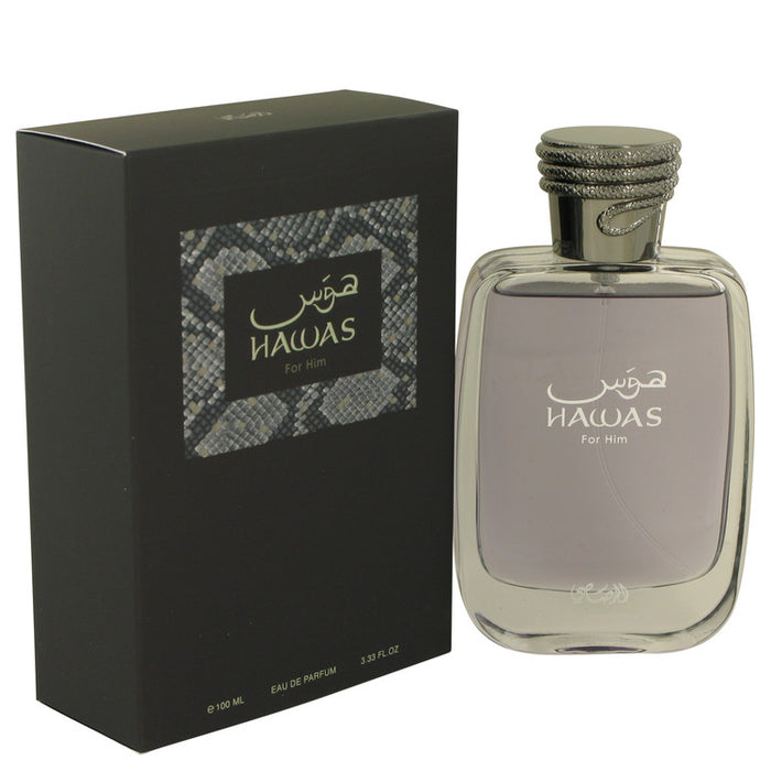 Hawas by Rasasi Eau De Parfum Spray 3.33 oz for Men - Perfume Energy