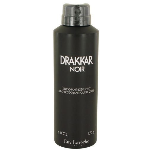 DRAKKAR NOIR by Guy Laroche Deodorant Body Spray 6 oz for Men - Perfume Energy