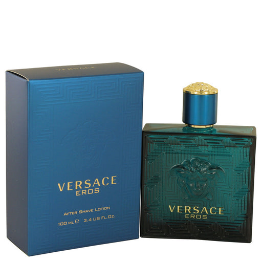 Versace Eros by Versace After Shave Lotion 3.4 oz for Men - Perfume Energy
