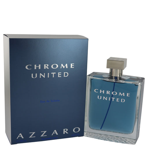 Chrome United by Azzaro Eau De Toilette Spray for Men - Perfume Energy