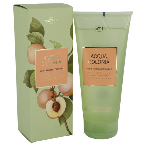 4711 Acqua Colonia White Peach & Coriander by 4711 Shower Gel 6.8 oz for Women - Perfume Energy