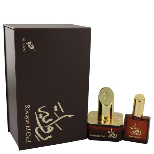 Riwayat El Oud by Afnan Eau De Parfum Spray + Free .67 oz Travel EDP Spray 1.7 oz for Women - Perfume Energy