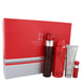 Perry Ellis 360 Red by Perry Ellis Gift Set -- 3.4 oz Eau De Toilette Spray + .25 oz Mini EDT Spray + 6.8 oz Body Spray + 3 oz Shower Gel for Men - Perfume Energy