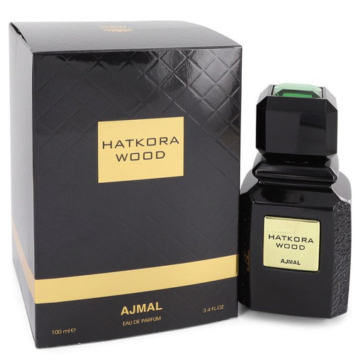 Hatkora Wood by Ajmal Eau De Parfum Spray 3.4 oz for Men - Perfume Energy