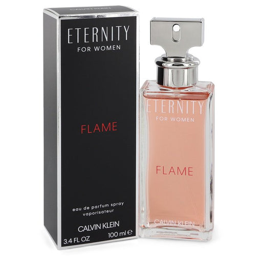 Eternity Flame by Calvin Klein Eau De Parfum Spray 3.4 oz for Women - Perfume Energy