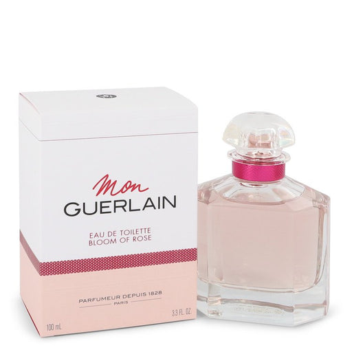 Mon Guerlain Bloom of Rose by Guerlain Eau De Toilette Spray 3.3 oz for Women - Perfume Energy