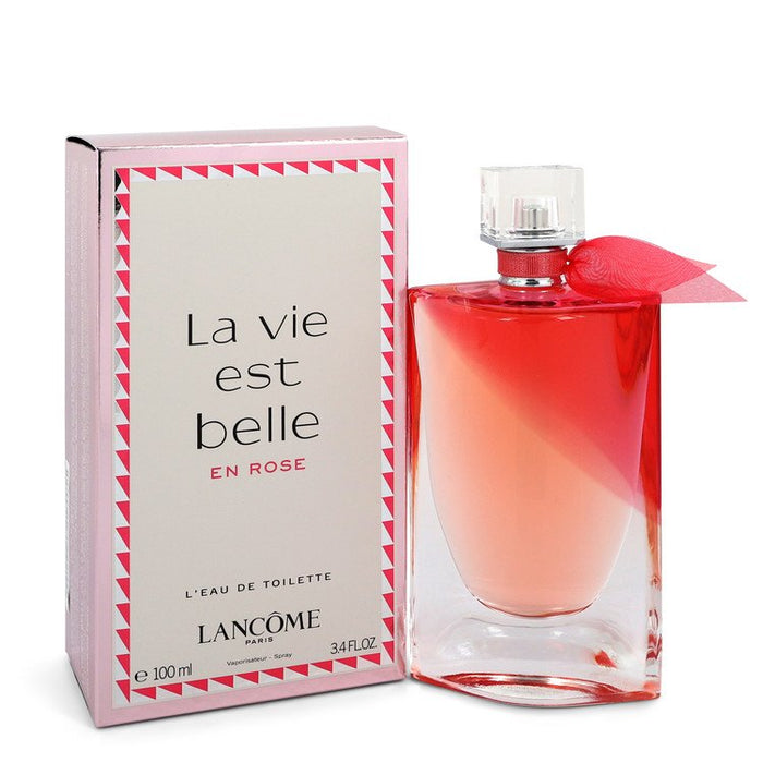 La Vie Est Belle En Rose by Lancome L'eau De Toilette Spray 3.4 oz for Women - Perfume Energy