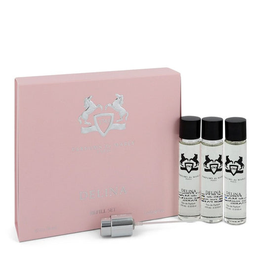 Delina by Parfums De Marly Three Eau De Parfum Spray Refills 3 x .34 oz for Women - Perfume Energy