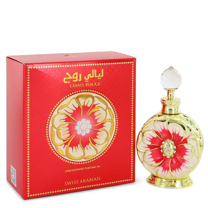 Swiss Arabian Layali Rouge by Swiss Arabian Concentrated Perfume Oil 0.5 oz for Women - Perfume Energy