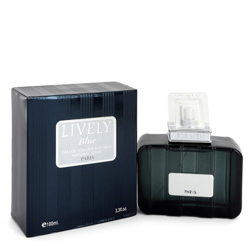 Lively Blue by Parfums Lively Eau De Toilette Spray 3.3 oz for Men - Perfume Energy