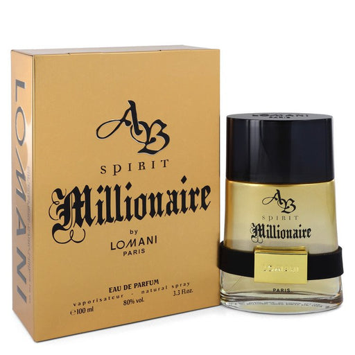 Spirit Millionaire by Lomani Eau De Parfum Spray 3.3 oz  for Men - Perfume Energy