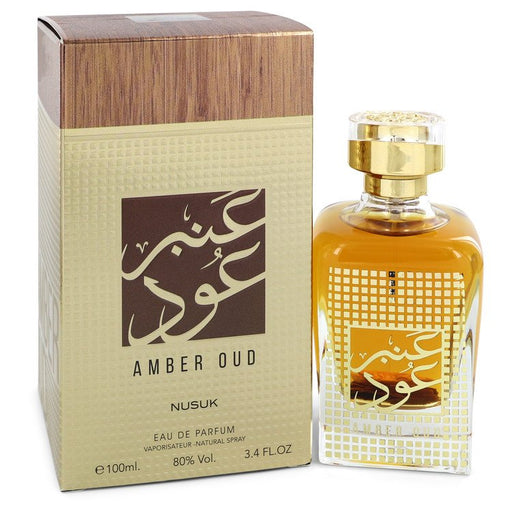 Nusuk Amber oud by Nusuk Eau De Parfum Spray 3.4 oz for Women - Perfume Energy
