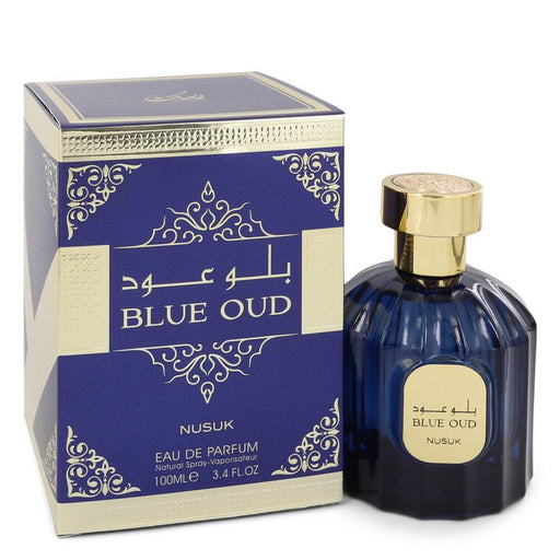 Nusuk Blue Oud by Nusuk Eau De Parfum Spray (Unisex) 3.4 oz for Women - Perfume Energy