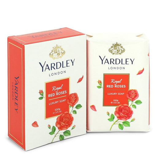 Yardley London Soaps by Yardley London Royal Red Roses Luxury Soap 3.5 oz for Women - Perfume Energy