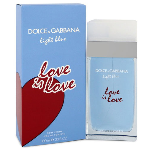 Light Blue Love Is Love by Dolce & Gabbana Eau De Toilette Spray 3.3 oz for Women - Perfume Energy