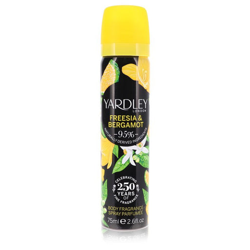 Yardley Freesia & Bergamot by Yardley London Body Fragrance Spray 2.6 oz for Women - Perfume Energy