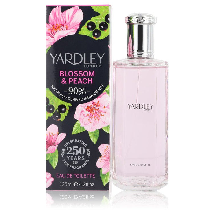 Yardley Blossom & Peach by Yardley London Eau De Toilette Spray 4.2 oz for Women - Perfume Energy