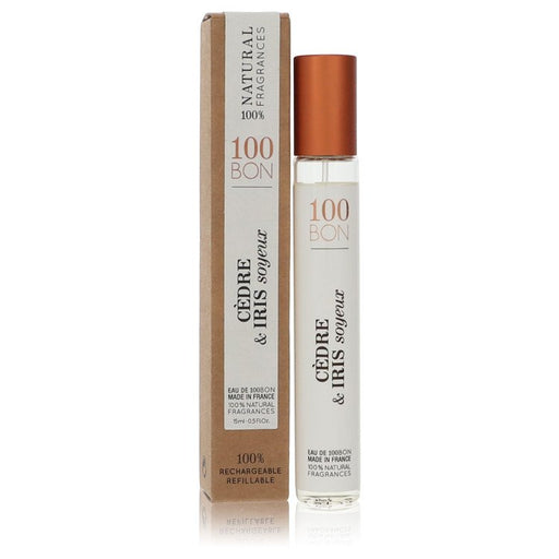 100 Bon Cedre & Iris Soyeux by 100 Bon Mini EDP Spray (Unisex Refillable) .5 oz for Men - Perfume Energy