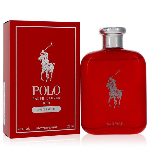 Polo Red by Ralph Lauren Eau De Parfum Spray 4.2 oz for Men - Perfume Energy