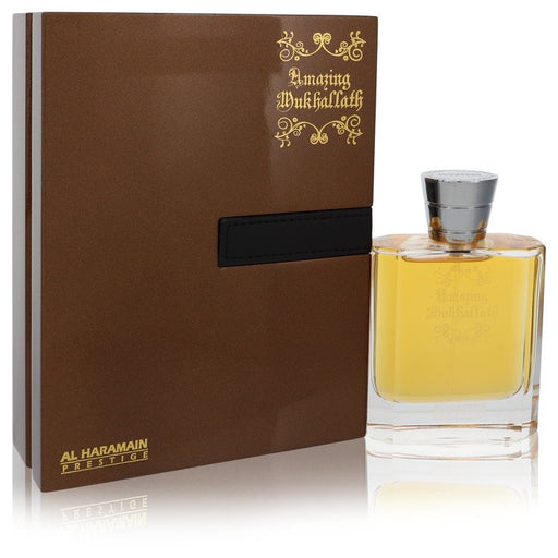 Al Haramain Amazing Mukhallath by Al Haramain Eau De Parfum Spray 3.4 oz for Men - Perfume Energy