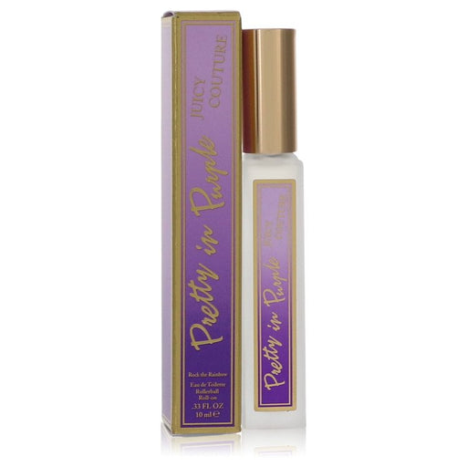 Juicy Couture Pretty In Purple by Juicy Couture Mini EDT Rollerball  .33 oz for Women - Perfume Energy