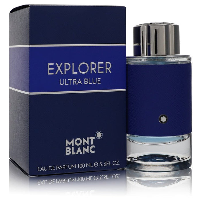 Montblanc Explorer Ultra Blue by Mont Blanc Eau De Parfum Spray 3.3 oz for Men - Perfume Energy