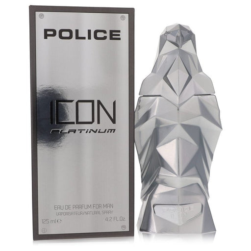 Police Icon Platinum by Police Colognes Eau De Parfum Spray 4.2 oz for Men - Perfume Energy