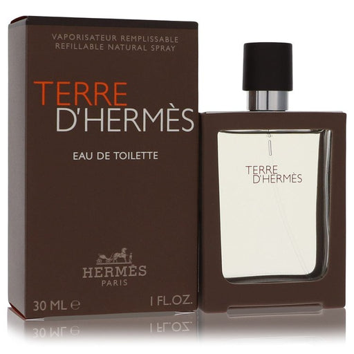 Terre D'Hermes by Hermes Eau De Toilette Spray Spray Refillable 1 oz for Men - Perfume Energy