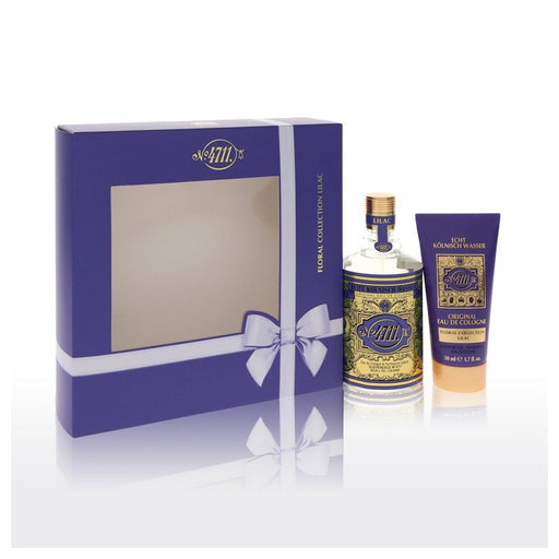 4711 Lilac by 4711 Gift Set (Unisex) -- 3.4 oz Eau De Cologne Spray + 1.7 oz Shower Gel for Men - Perfume Energy