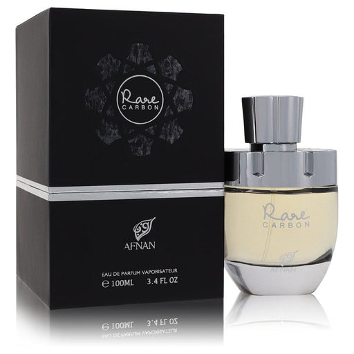 Afnan Rare Carbon by Afnan Eau De Parfum Spray 3.4 oz for Men - Perfume Energy