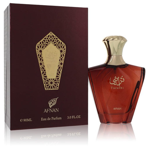 Afnan Turathi Brown by Afnan Eau De Parfum Spray 3 oz for Men - Perfume Energy