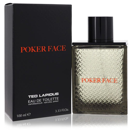 Ted Lapidus Poker Face by Ted Lapidus Eau De Toilette Spray 3.4 oz for Men - Perfume Energy